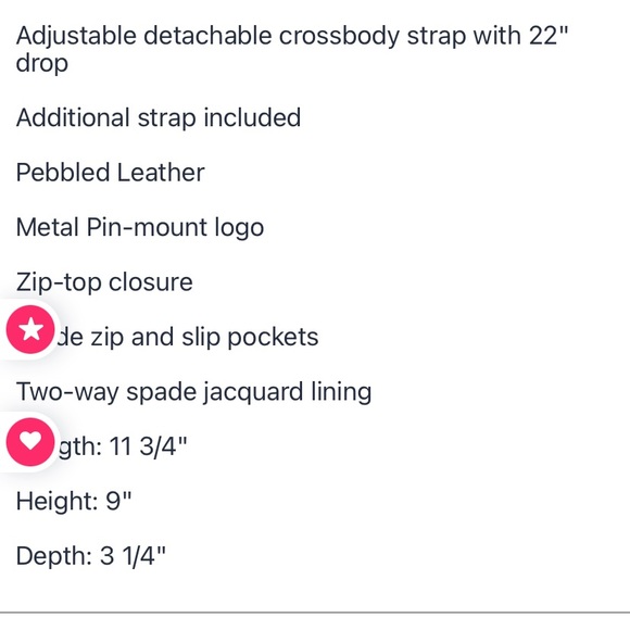 Kate Spade Rosie Crossbody Orange Red - Picture 6 of 9